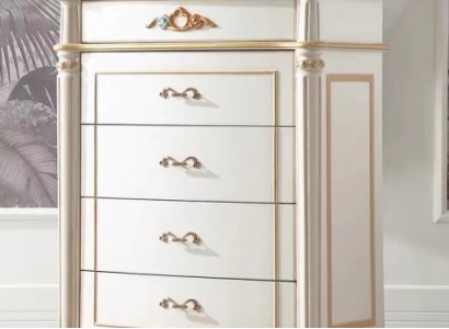 Klassische Weiße Kommode Designer Kommodenschrank Stauraummöbel