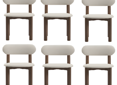 Stilvoller Weißes Stuhlset Holzstuhl Esszimmerstuhl Esszimmer-Set Wohnmöbel