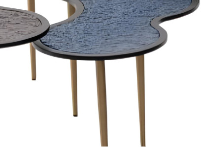 Exklusive Wohnzimmer Tische Designer Beistelltisch Steinplatte