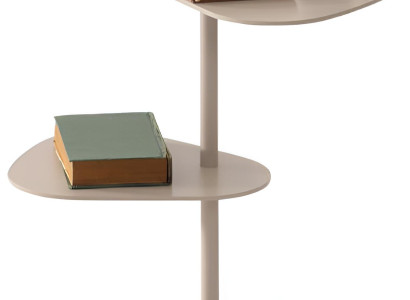 Beistelltisch mit drei Ebenen und modernem minimalistischen Design