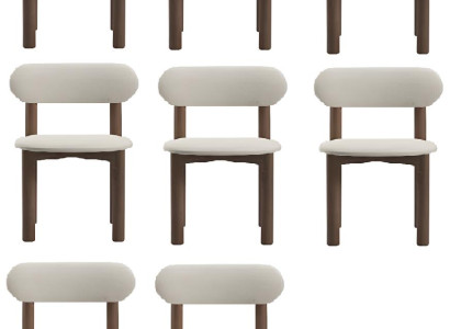 Stuhl-Set – Weißer Esszimmerstuhl und Weicher Küchenstuhl für Ihr Zuhause