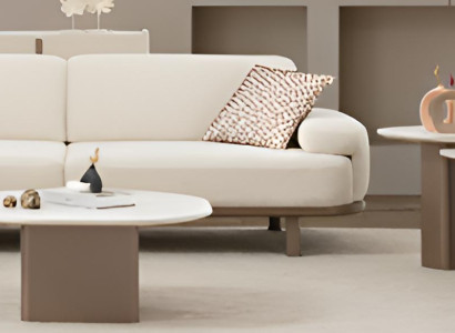 Stilvolles Wohnzimmer-Set – Sofa, Sideboard, Sessel, Couchtisch & Beistelltische