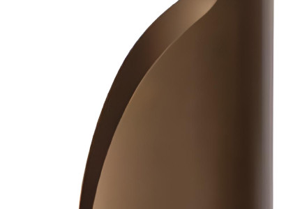 Beistelltisch mit geschwungener Form und modernem Design