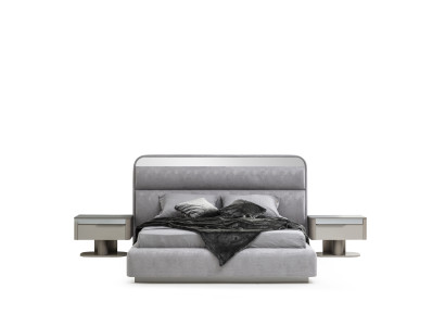 Elegantes Schlafzimmer-Set: Bett plus 2 praktische Nachttische