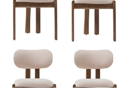 Beiger Esszimmerstuhl – Holzstuhl Set für Ihr Esszimmer und Esszimmermöbel