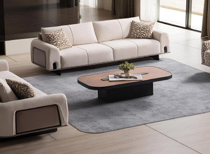 Moderne Wohnzimmer Couchgarnitur Edle Dreisitzer Sofas Stoffsessel