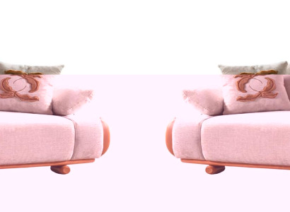 Beige Sofagarnitur Designer 3-Sitzer Sofas Edle 2x Creme Couchen