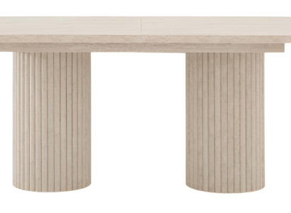 Beiger Designer-Esstisch – Holz-Esstisch für Ihr Esszimmer und Esszimmermöbel