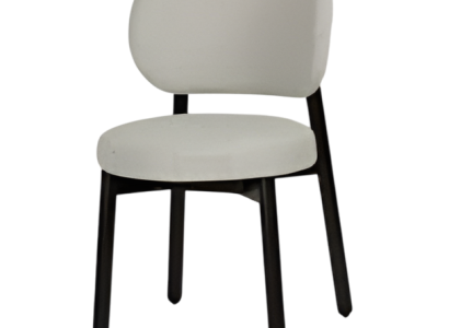 Weißer Esszimmerstuhl – Polsterstuhl für Esszimmer und Küche