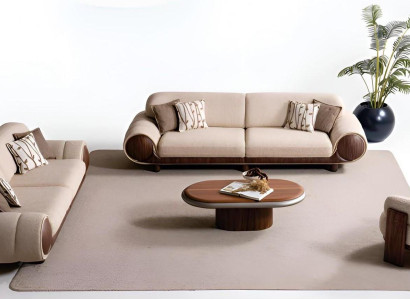 Moderne Wohnzimmer Couchgarnitur Designer Sofas Luxus Sessel 3tlg
