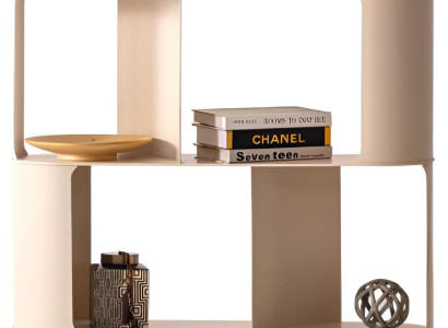 Modulares Regal mit offenen Fächern in minimalistischem Design