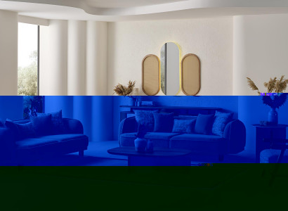 Modernes Sofa-Set mit 2 Sofas und 1 Sessel  Beige Hochwertig Möbel stilvolle