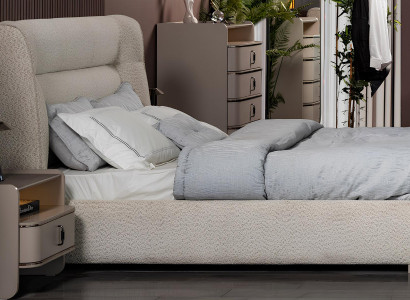 Designer Schlafzimmer Möbel Edles Doppelbett Nachttische 3tlg Set