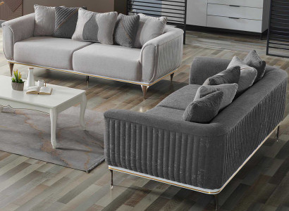 Set aus zwei 3-Sitzer Sofas – Stilvoller Komfort für Ihr Zuhause