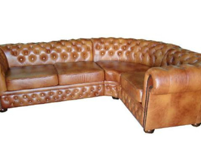 Ledersofa Ecksofa Chesterfield Eckcouch Sofa Couch Polster Eck Garnitur Couchen