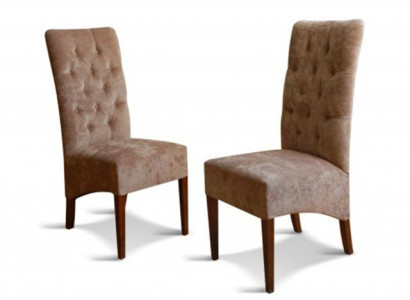 CHESTERFIELD STUHL SESSEL LEDER TEXTIL STOFF STÜHLE ECHTES HOLZ PRIMADONNA 108