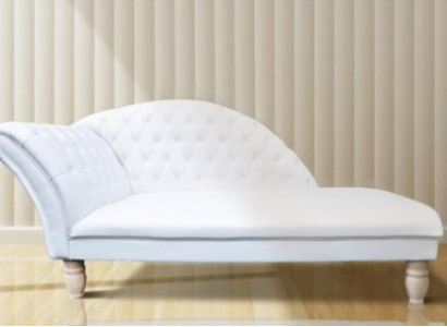 Leder Chesterfield-Sofa modern in braun