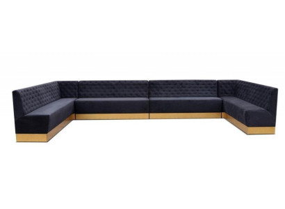 Chesterfield Hotel Disco Caffee Bar Kaffee Lounge Sofa Möbel Preis für 1lfm.