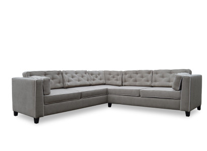 Maßanfertigung Couch Ecksofa Sofa Polster Chesterfield Ecke Garnitur #Neu# Dove