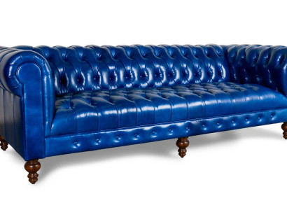 XXL Big Sofa Couch Chesterfield 240cm Polster Sofas 4 Sitzer Leder Textil  #270