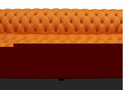 XXL Big Sofa Couch Chesterfield 480cm Polster Sofas 4 Sitzer Leder Textil  # 212