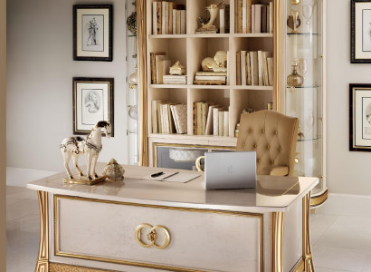 Schreibtisch Tisch Büro Office Designer Möbel Barock Rokoko Jugendstil Klassisch