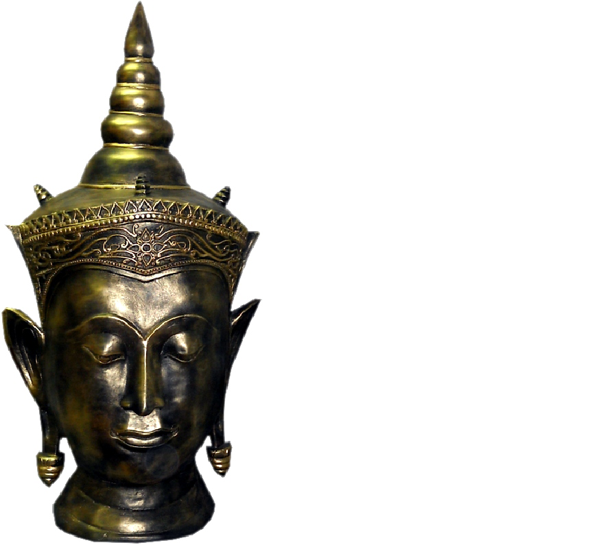 Buddha  Figuren Budda Skulptur Buddhismus Statuen Thailand Feng Shui Deko Büste