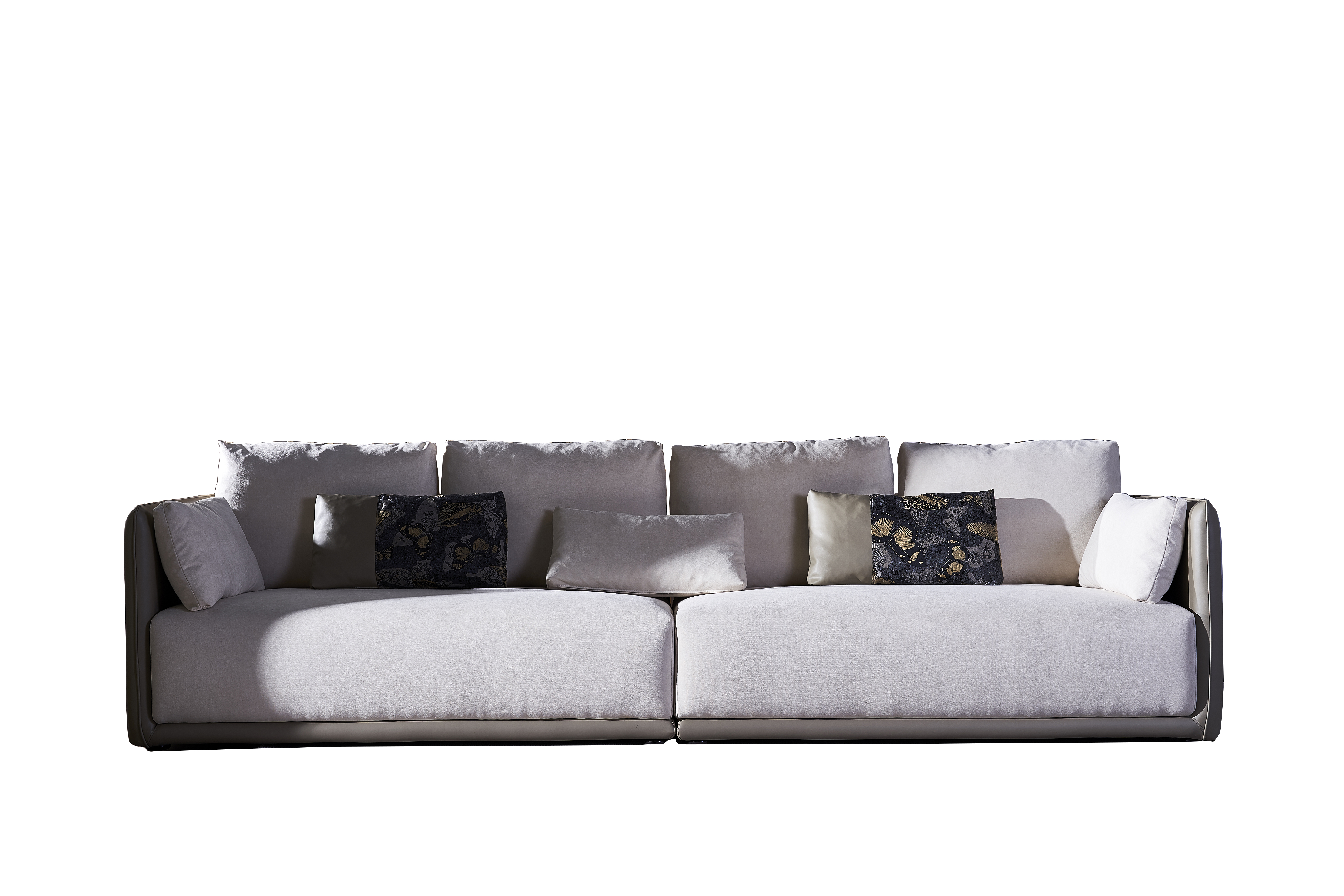 Moderne Fünfsitzer Couch Polster Design Sofa 5er Sitz Sofas Zimmer Möbel XXL Neu