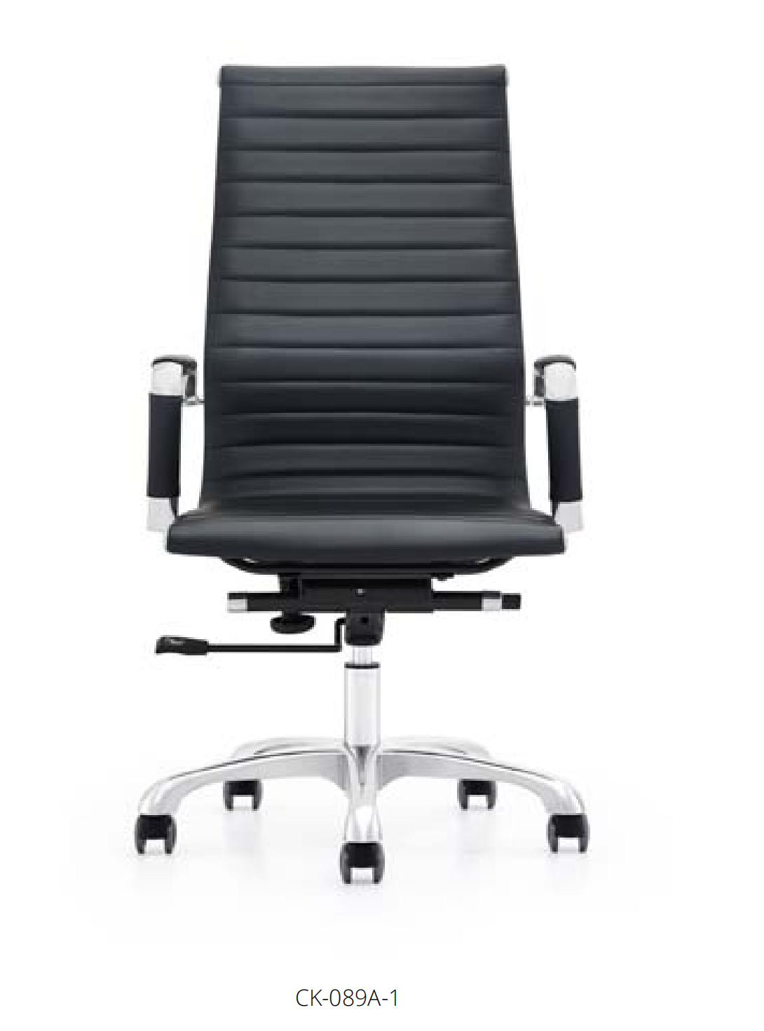 Kunstleder Sessel in Beige mit Edelstahlrahmen modern