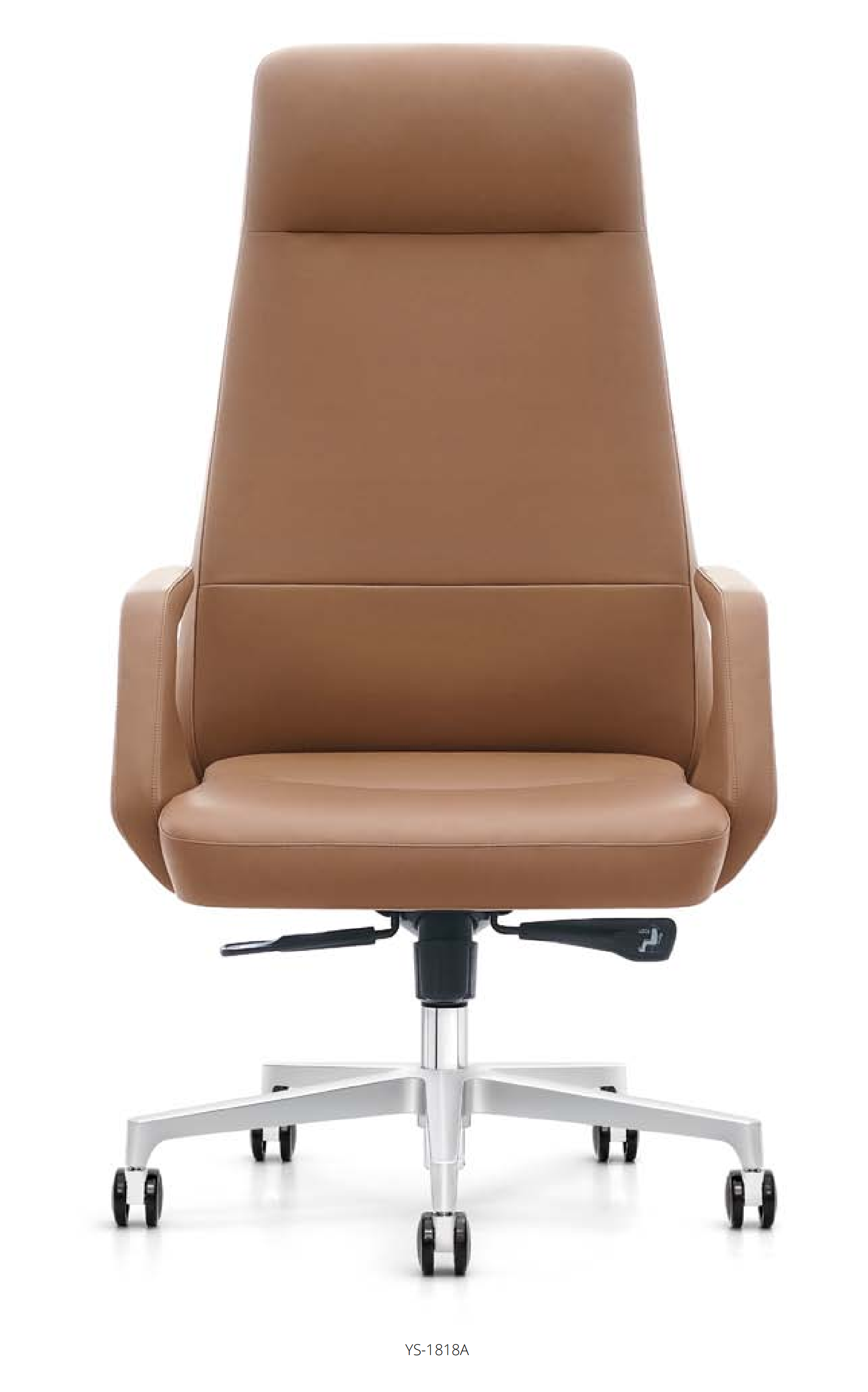 Kunstleder Sessel in Schwarz mit Edelstahlrahmen modern