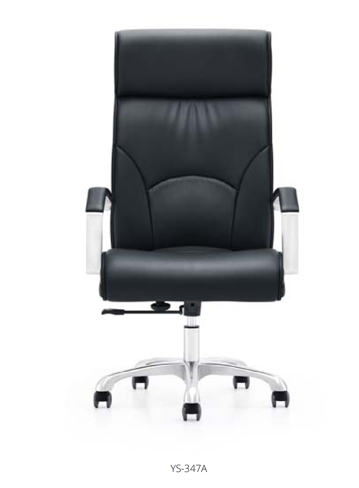 Kunstleder Sessel in Schwarz modern und elegant