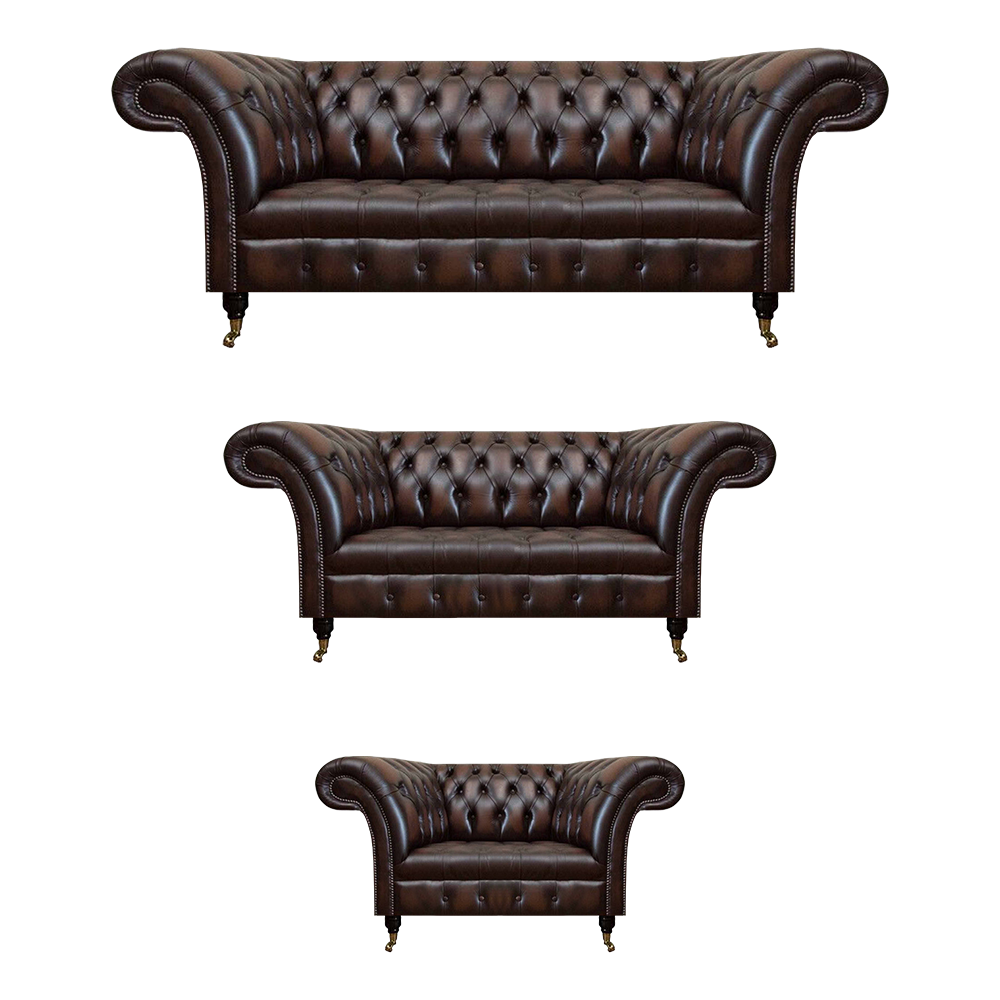 Wohnzimmer Polstermöbel Chesterfield Sofas Couch Leder Luxus Sofa Set