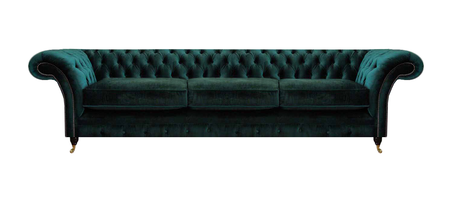 Chesterfield Möbel Wohnzimmer Sofa Couch Dreisitze Einrichtung Polstermöbel
