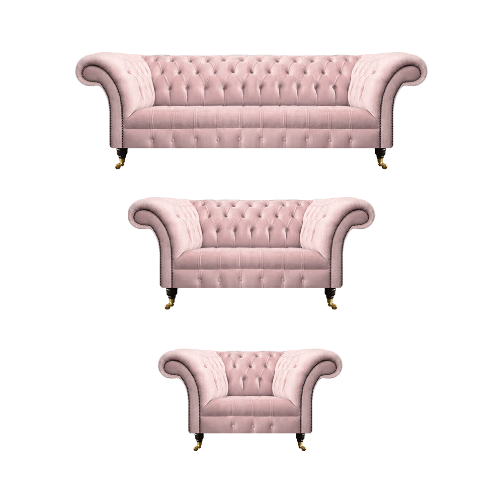 Wohnzimmer Luxus Set 3tlg Neu Sofas Couchen Chesterfield Polstersessel